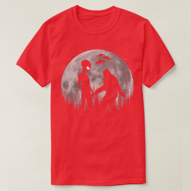 Camiseta E Ufos Moon (Frente do Design)