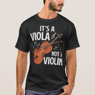 Camiseta É um Amante da Viola Tocador de Viola