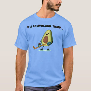 Camiseta É Um Avocado Obrigado Engraçado Feliz Avocado Gif