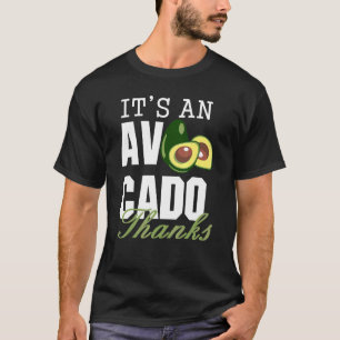 Camiseta É um Avocado Obrigados Cute Avocado Guacamole 1