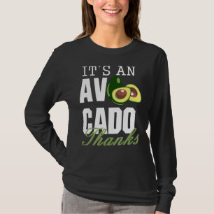 Camiseta É um Avocado Obrigados Cute Avocado Guacamole 1