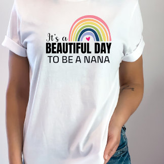 Camiseta É um belo anúncio de gravidez de Nana