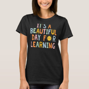 Camiseta É um belo dia para aprender