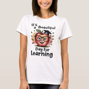 Camiseta É um belo dia para aprender