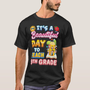Camiseta É Um Belo Dia Para Ensinar Nono Ano 9º Ano