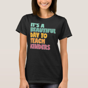 Camiseta É um belo dia para ensinar os educadores
