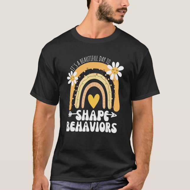 Camiseta É Um Belo Dia Para Moldar Comportamentos Autismo C (Frente)