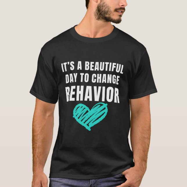 Camiseta É Um Belo Dia Para Mudar Comportamento (Frente)
