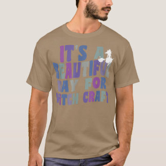 Camiseta É um belo dia para o feiticeiro-feiticeiro