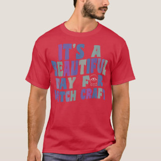 Camiseta É um belo dia para o feiticeiro-feiticeiro