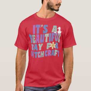 Camiseta É um belo dia para o feiticeiro-reverso