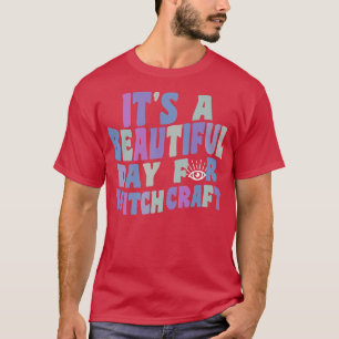Camiseta É um belo dia para o feiticeiro-reverso