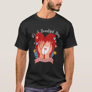 Camiseta É Um Belo Dia Para Pegar Bebês  Enfermeira Parteir