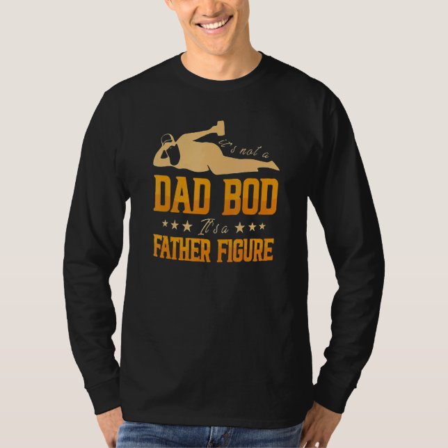 Camiseta É Um Bod Não Pai É Um Pai Figura Bebida Bebida (Frente)