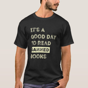 Camiseta É Um Bom Dia Ler Livros Banidos Livros Banidos