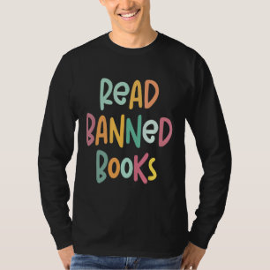 Camiseta É Um Bom Dia Ler Livros Banidos Livros Banidos