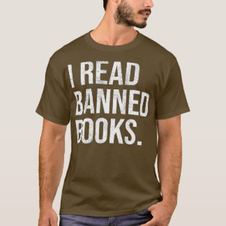 Camiseta É um bom dia ler livros proibidos - eu leio Bann