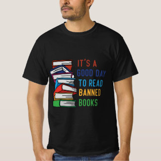 Camiseta É um bom dia ler livros proibidos para mulheres