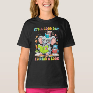 Camiseta É Um Bom Dia Ler Um Livro Sobre Crianças De Profes