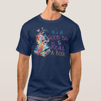 Camiseta É Um Bom Dia Ler Um Livro Sobre O Livro