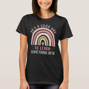 Camiseta É um bom dia para aprender algo novo Teac de Groov