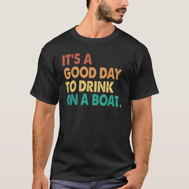 Camiseta É Um Bom Dia Para Beber Em Boa Cruzeira (Frente)