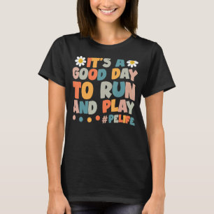 Camiseta É Um Bom Dia Para Dirigir E Jogar Professor De Pé 
