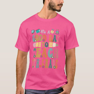 Camiseta É Um Bom Dia Para Ensinar O Ensino Do Jardim De 7
