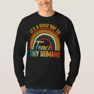 Camiseta É Um Bom Dia Para Ensinar Um Pequeno Prestador De