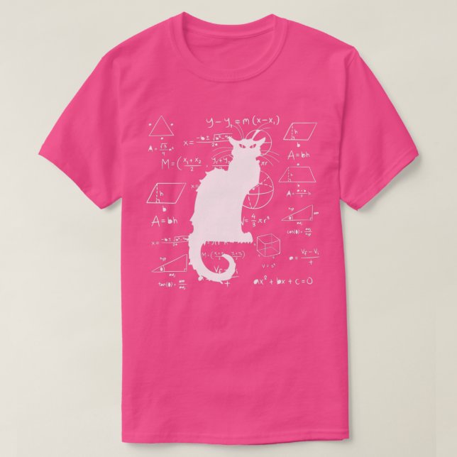 Camiseta É um bom dia para fazer matemática, fazer cota eng (Frente do Design)