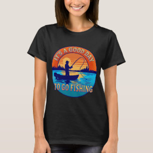 Camiseta É um bom dia para ir pescar