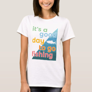Camiseta É um bom dia para ir pescar