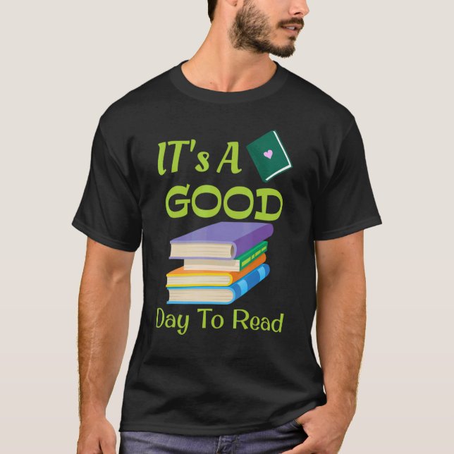 Camiseta É um bom dia para ler 3 (Frente)