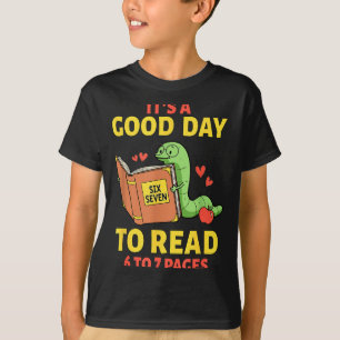 Camiseta É Um Bom Dia Para Ler 6 Ou 7 Páginas 67 Bibliotecá