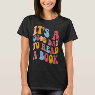 Camiseta É um Bom Dia Para Ler Livros Leitura na Biblioteca