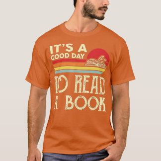 Camiseta É um bom dia para ler o livro