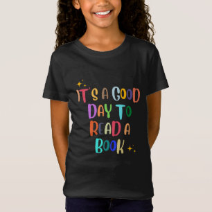 Camiseta É um bom dia para ler um livro - livro sobre Tee