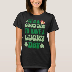 Camiseta É um bom dia ter um bom dia de glória verde P
