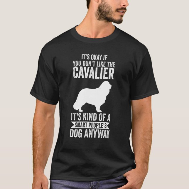 Camiseta É um Cachorro de Pessoas Inteligentes (Frente)