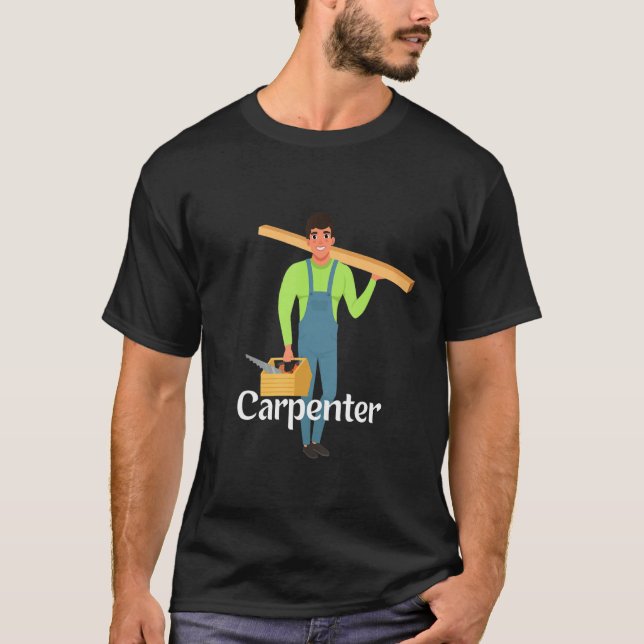 Camiseta É um carpinteiro. Home House Builder (Frente)