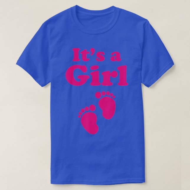 Camiseta É Um Chá de fraldas De Rapariga Gi Da Equipe De Re (Frente do Design)