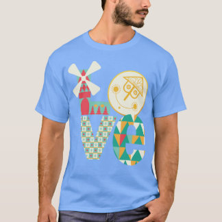 Camiseta É um clássico mundo de AMOR na família de Natal