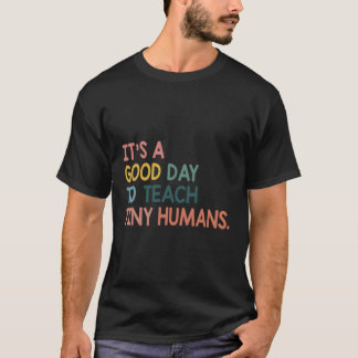 Camiseta É Um Dia Para Ensinar Professores Pequenos