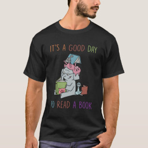 Camiseta É Um Dia Para Ler O Livro Da Bibliotecária Do Book