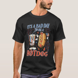 Camiseta É Um Dia Ruim Para Ser Um Cachorro Quente Wieners