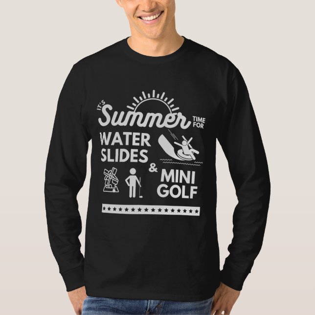 Camiseta É Um Dia Ruim Ser Um Golfe Engraçado (Frente)