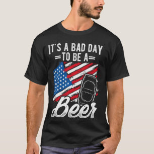 Camiseta É UM DIA RUIM SER UM Patriota da Cerveja Patriótic