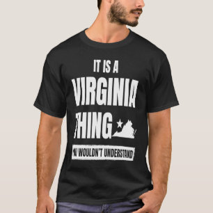 Camiseta É um Estado da Virgínia do Amor e