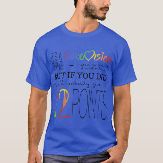 Camiseta É um Eurovisionhing retrô