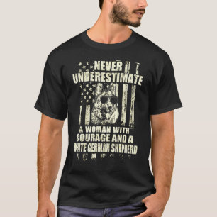 Camiseta E Um German shepherd Branco